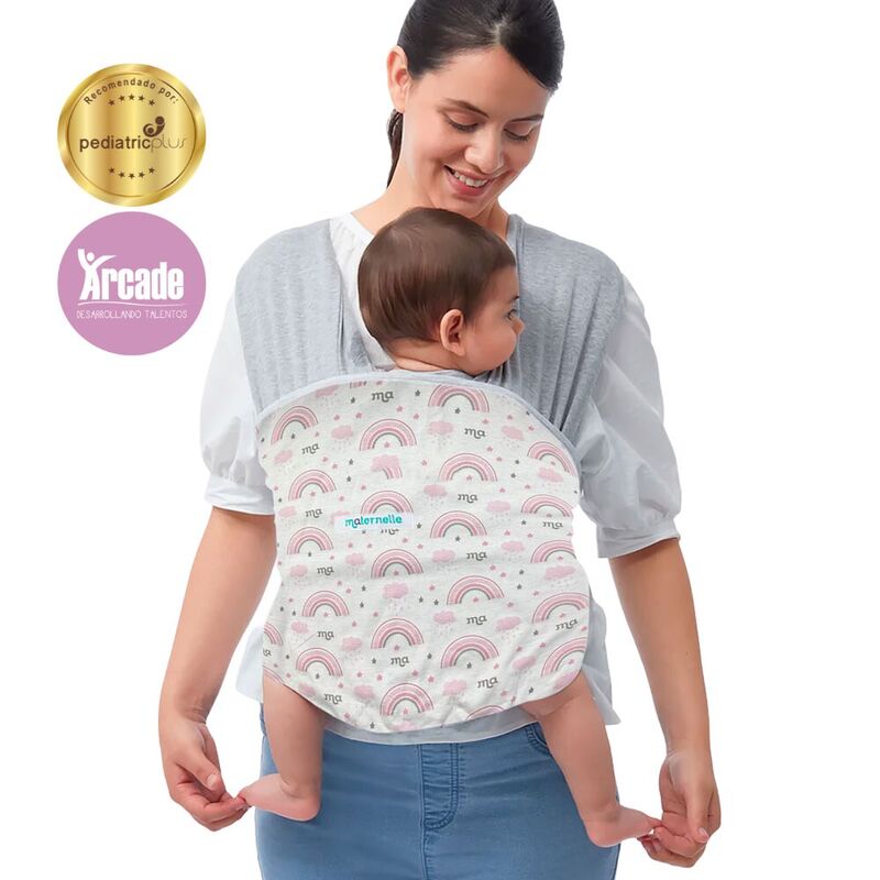 Fular Ergonómico maternelle Melange Arcoiris para bebé en los