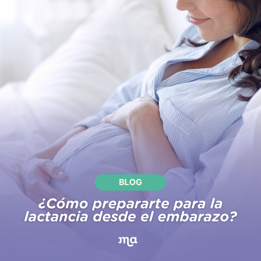 Mujer embarazada acariciando su barriga mientras se prepara para la lactancia desde el embarazo