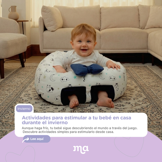 Actividades para estimular a tu bebé en casa durante el invierno