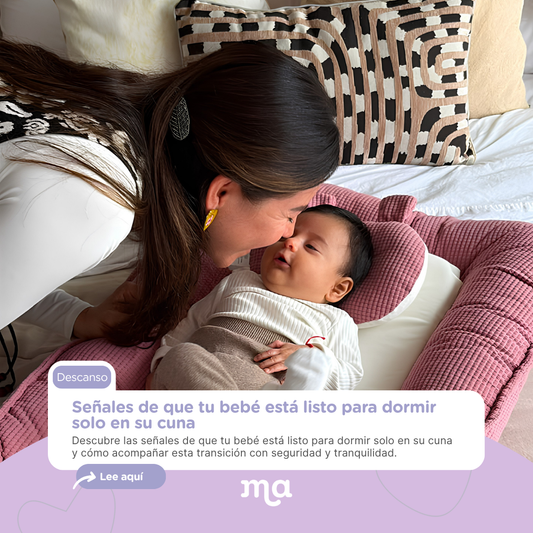 Señales de que tu bebé está listo para dormir solo en su cuna