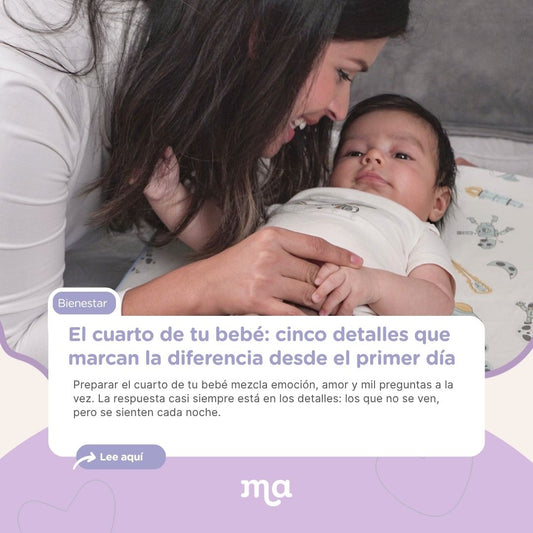 El cuarto de tu bebé: Cinco detalles que marcan la diferencia desde el primer día