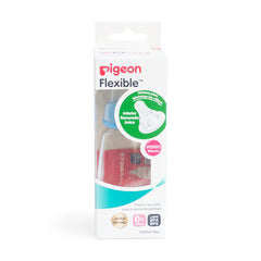 BIBERÓN PERISTÁLTICO DE VIDRIO 4 OZ ROSCA CELESTE - PIGEON