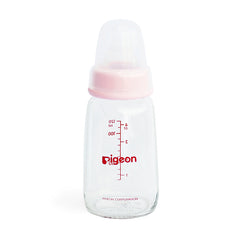 Biberón Peristáltico de Vidrio 4oz Rosca Rosada