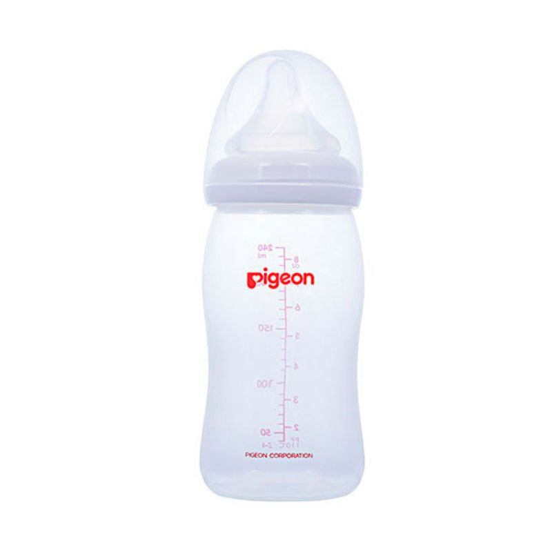 Biberón Softouch PeristálticPlus BPA FREE Boca ancha 240ml Blanco