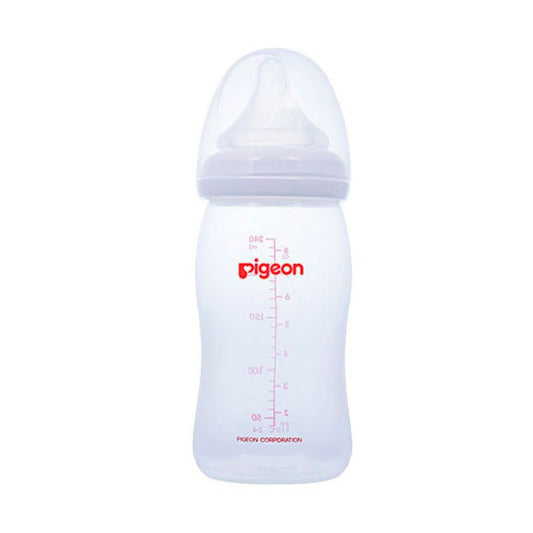 Biberón Softouch PeristálticPlus BPA FREE Boca ancha 240ml Blanco