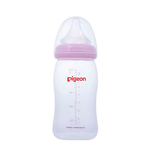 Biberón Softouch PeristálticPlus BPA FREE Boca ancha 240ml Rosado