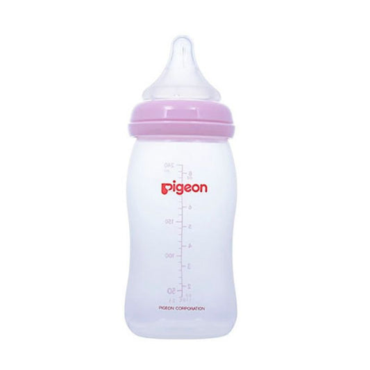 Biberón Softouch PeristálticPlus BPA FREE Boca ancha 240ml Rosado