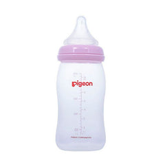 Biberón Softouch PeristálticPlus BPA FREE Boca ancha 240ml Rosado