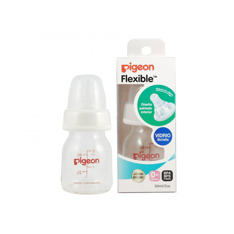 Biberon Vidrio B/S Perist. 2oz Pigeon