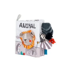 Libro sensorial de telas para bebes