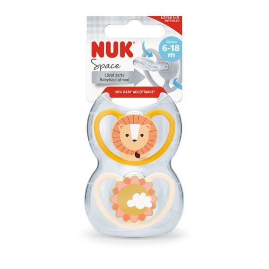 Chupón Space N°2 Niño bx2 - Maternelle