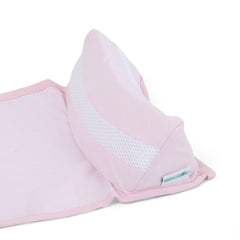 Posicionador maternelle con respiraderos rosado, hipoalergénico y ergonómico, soporte a la espaldita del bebé