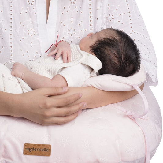 Almohada de Lactancia 5 en 1 Plush Rosado Zoo – Estimulación y Soporte para Espalda
