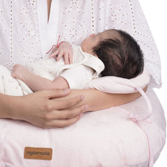 Almohada de Lactancia 5 en 1 Plush Rosado Zoo – Estimulación y Soporte para Espalda