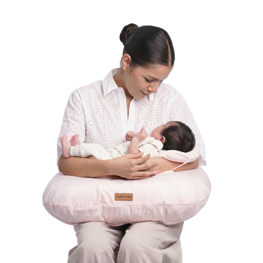 Almohada de Lactancia 5 en 1 Plush Rosado Zoo – Estimulación y Soporte para Espalda