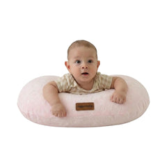Almohada de Lactancia 5 en 1 Plush Rosado Zoo – Estimulación y Soporte para Espalda