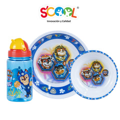 Set x3 tomatodo + 2 platos Scool Infant