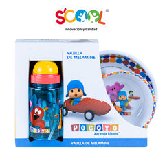 Set x3 tomatodo + 2 platos Scool Infant