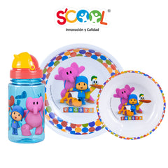 Set x3 tomatodo + 2 platos Scool Infant