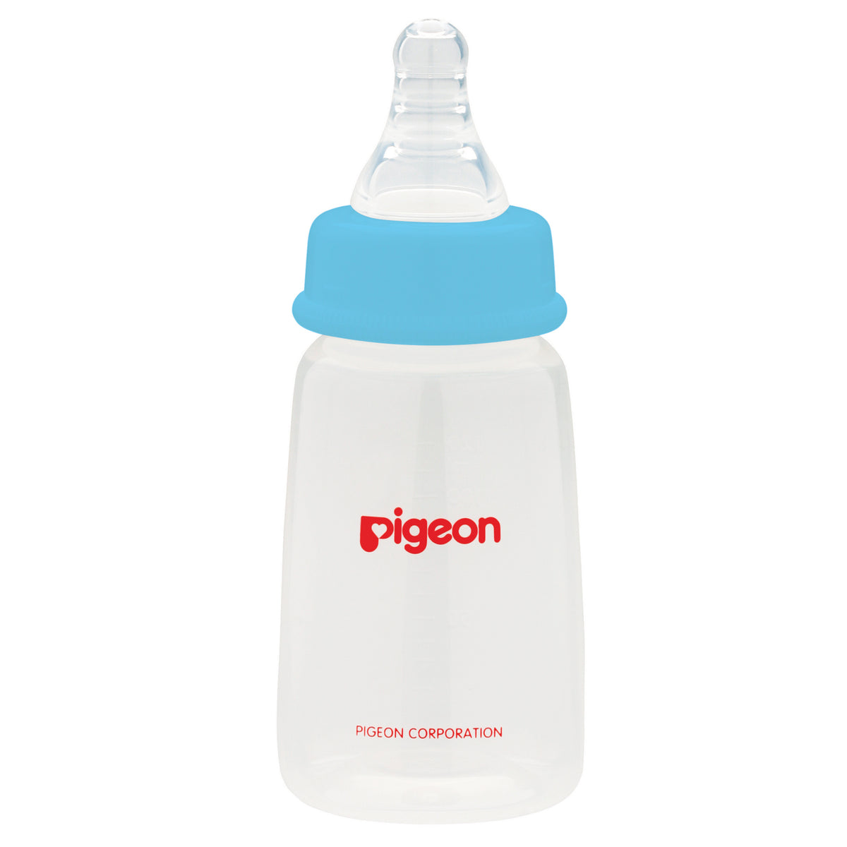 BIBERÓN PERISTÁLTICO BPA FREE BOCA STANDARD 120ML ROSCA CELESTE - PIGEON