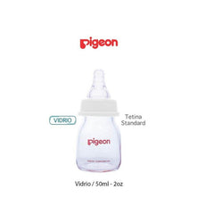 Biberon Vidrio B/S Perist. 2oz Pigeon