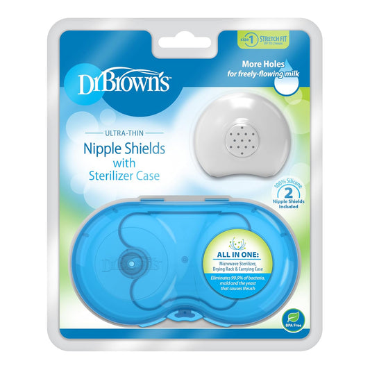 PROTECTORES PARA PEZONES CON ESTUCHE ESTERILIZADOR T1 DR BROWNS