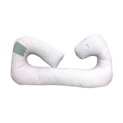 Cojín Multifuncional Maternelle Verde Apego para embarazadas , soporte lumbar, comodidad del bebé, almohada de lactancia