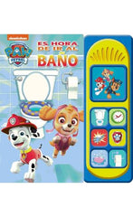 Libro Paw Patrol - Es hora de ir al baño, 7 botones