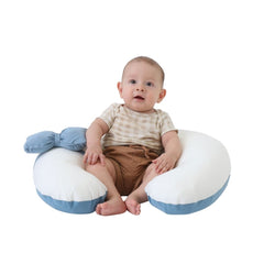 Almohada de Lactancia y Estimulación 5 en 1 Maternelle - azul apego, cojin de lactancia