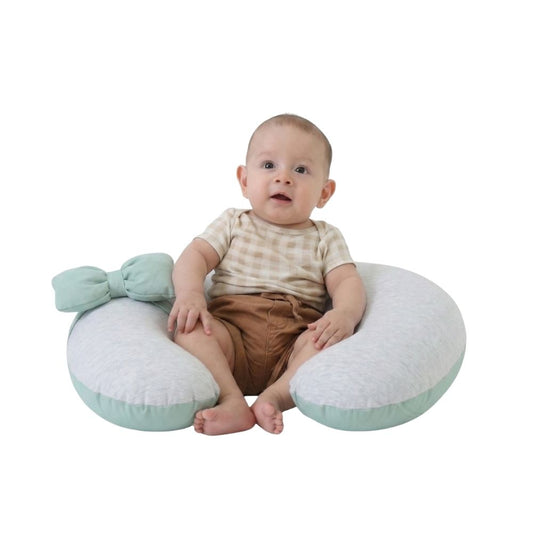 Almohada de Lactancia y Estimulación 5 en 1 Maternelle - verde apego, cojin de lactancia