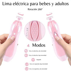 Limador de Uñas Eléctrico para Bebé Rosaso - Maternelle