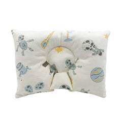 Almohadita Anticabeza Plana Hipoalergénica Maternelle - Modelo Celeste espacial - Seguridad y Confort