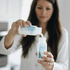 SET 4 BOTELLAS ALMACENADORAS DE LECHE 4OZ POLIPROPILENO. OPT+ BOCA ESTRECHA
