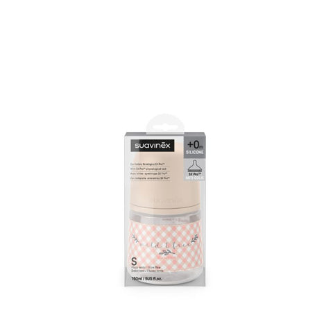 Biberón Anticólico Wild & Free Pink Flujo Lento (S) 150 ml 5 onzas | Suavinex