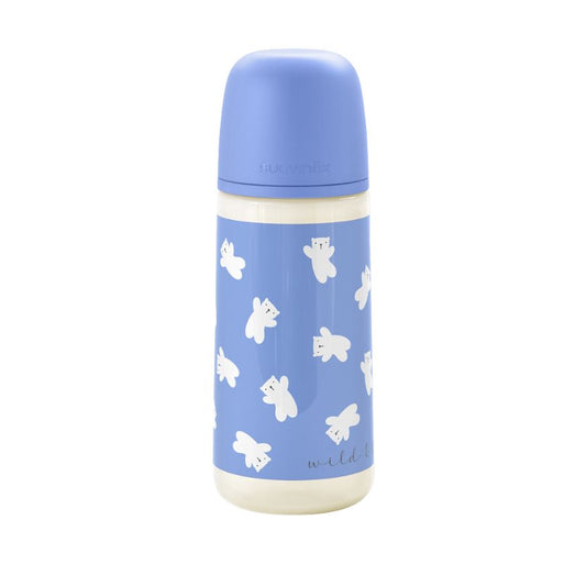Biberón Anticólico Wild & Free Blue Flujo Denso (L) 360 ml 12 onzas | Suavinex