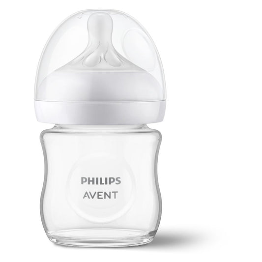 Biberón Natural 3.0 Vidrio 3oz/ 120ml Flow 2 +0m - AVENT