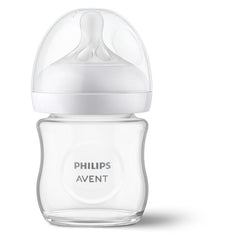 Biberón Natural 3.0 Vidrio 3oz/ 120ml Flow 2 +0m - AVENT