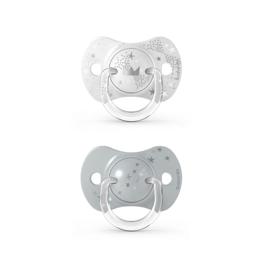 Chupón con tetina fisiológica SX PRO – Spread Joy 6-18 m x 2 unidades | Suavinex