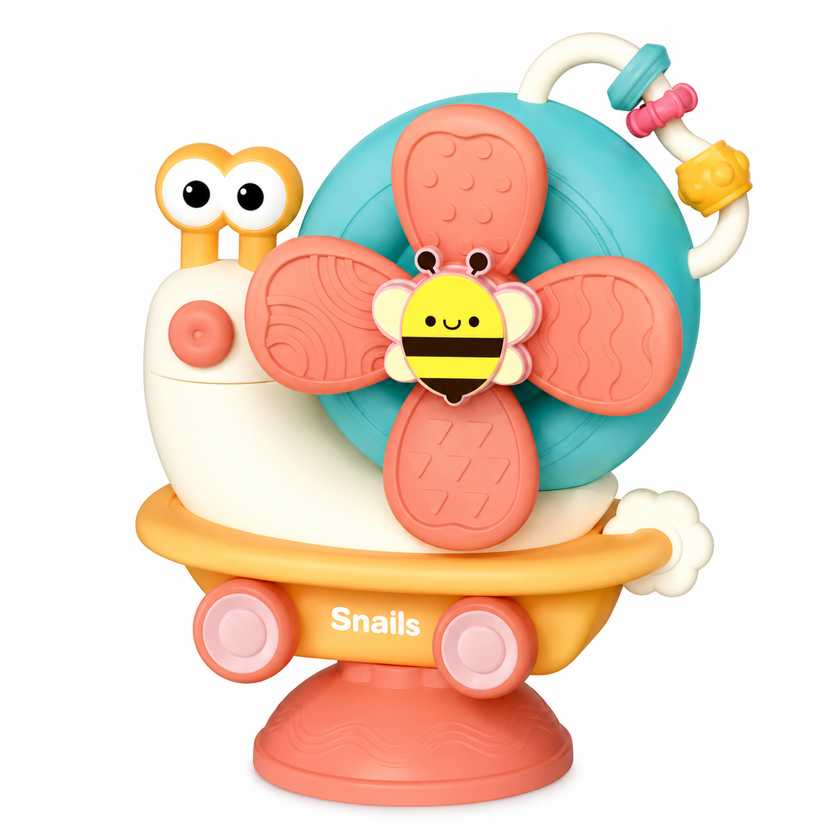 Caracolito Spinner 5 en 1 sensorial y didáctico