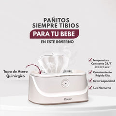 Calentador de pañitos húmedos