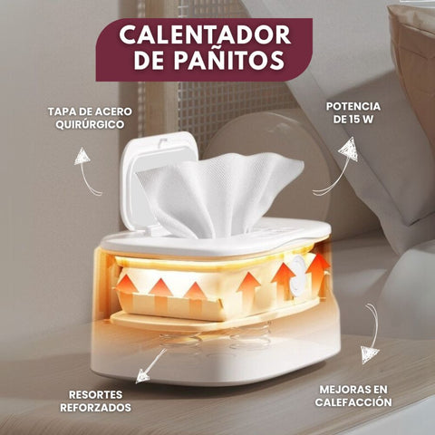 Calentador de pañitos húmedos