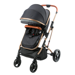 Coche Moisés Saturno E-BABY Gris