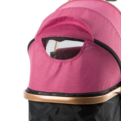 Coche Moisés Saturno E-BABY Rosado
