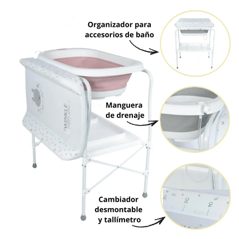 Bañera Cambiador Blur - Ebaby