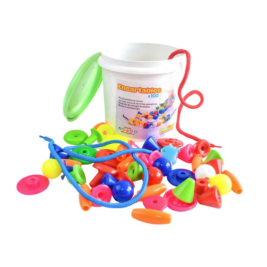 Ensartables Tarro x 100 - Creaplast