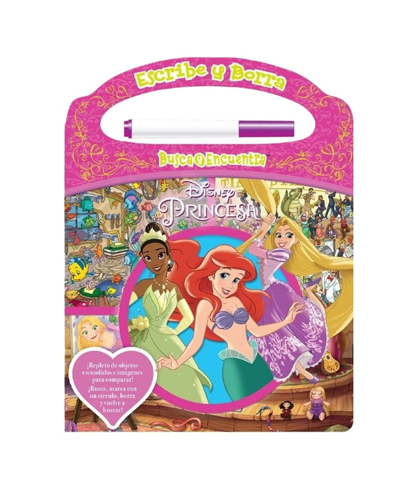 Libro Escribe y  Borra Princesas RF-2