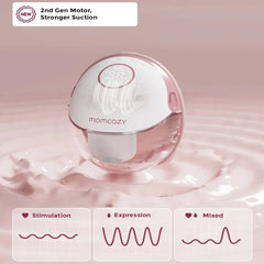 EXTRACTOR DE LECHE MANOS LIBRE UNA SUCCION M6 - MOMCOZY