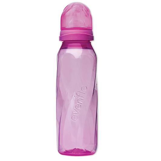Evenflo Biberón Classic de Polipropileno de Colores - BPA Free - 8oz