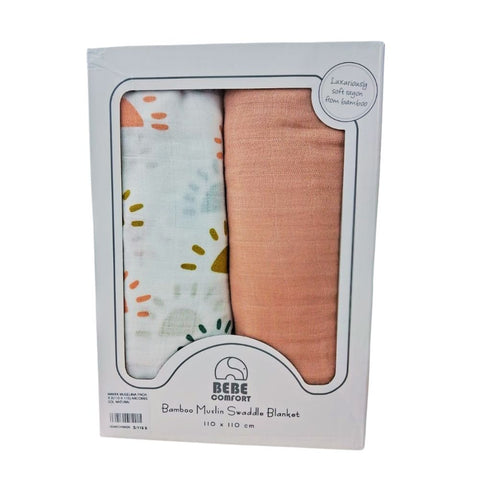 Manta Muselina 110cm x 110cm - Pack x 2 unidades
