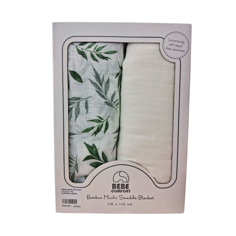 Manta Muselina 110cm x 110cm - Pack x 2 unidades